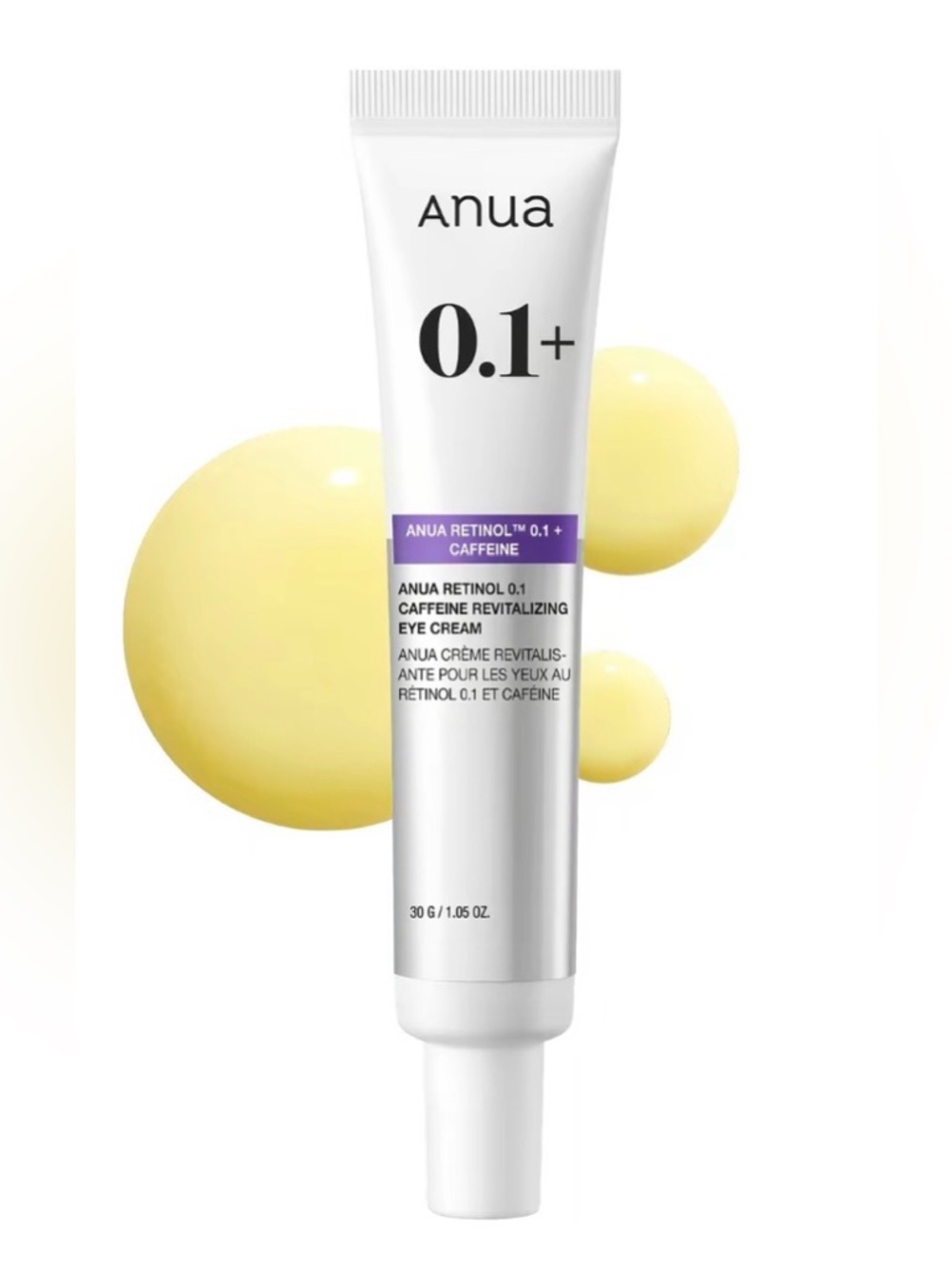 Anua 0.1+ Retinol + Caffeine Eye Cream
